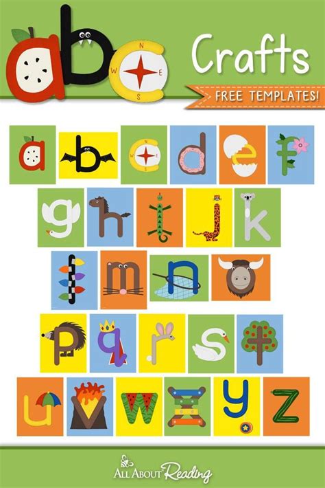 ABC Crafts - Lowercase Letters - All About Learning Press [Free PDFs ...