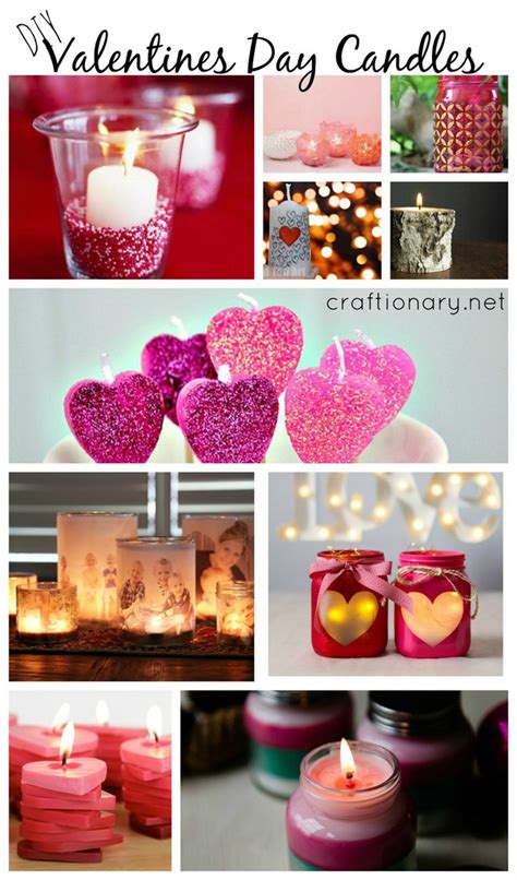 DIY Valentines day candles - Craftionary