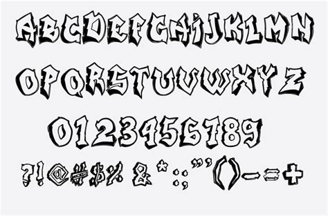 Graffiti font