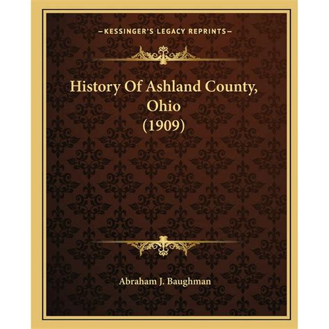 History Of Ashland County, Ohio (1909) (Paperback) - Walmart.com ...