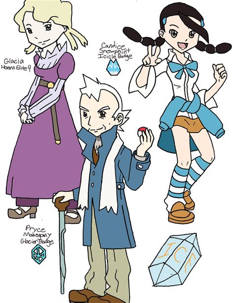 Ice type Gym Leaders Elite 4 by nemoo34 on DeviantArt