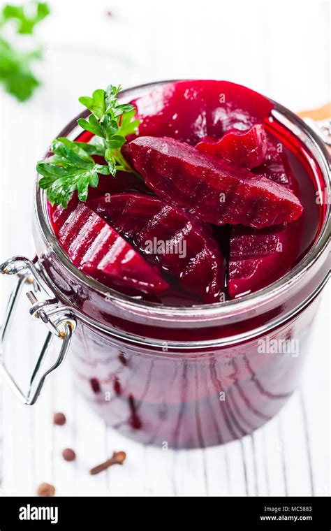 Pickled Beets Salad Stock Photo - Alamy