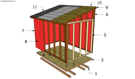 Lean To Shed Plans Free | Free Garden Plans - How to build garden projects | Shed plans, Shed ...