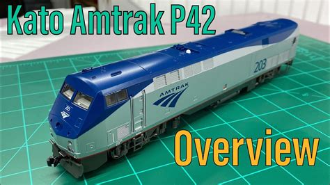 HO scale Amtrak P42 Overview - YouTube