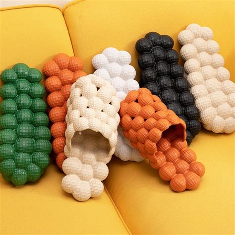 Bubble Slides for Men and Women Summer Massage Slippers