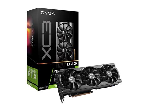 EVGA GeForce RTX 3080 XC3 BLACK GAMING Video Card, 10G-P5-3881-KL, 10GB ...