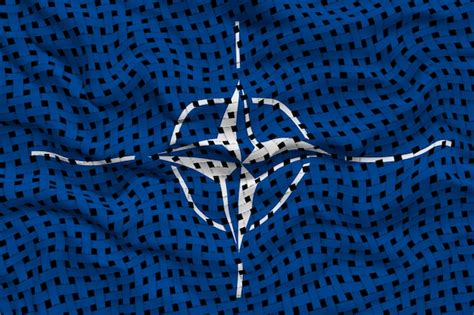 Premium Photo | National flag of nato background with flag of nato