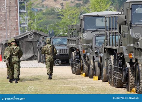 Japanese military base editorial stock image. Image of alert - 40277534