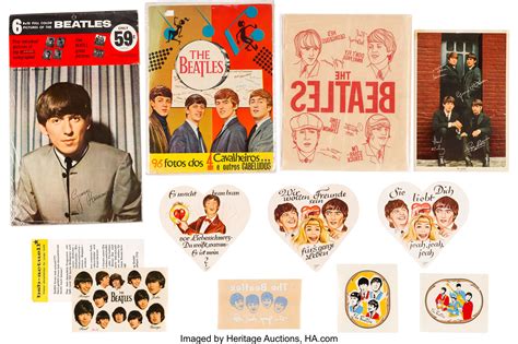 The Beatles Rare Assortment of Original Memorabilia (11) (1960s). | Lot ...