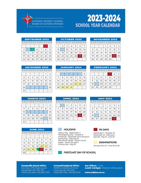 School Calendars – Student Transportation of Eastern Ontario