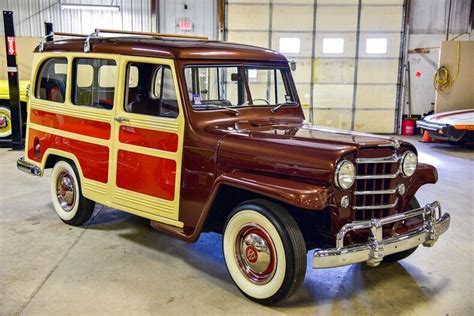 1950 Willys Utility Wagon 96105 Miles Brown Station Wagon Hurricane 4 ...