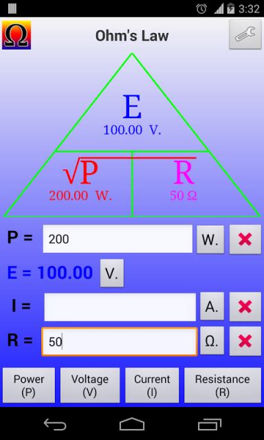 Ohm's Law Calculator | Download APK for Android - Aptoide