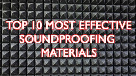 Top 10 Best Soundproofing Materials (Effective) - SoundproofExpert