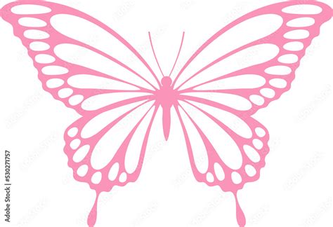 pink butterfly isolated on transparent background ,png,clip art,cut out Stock Illustration ...