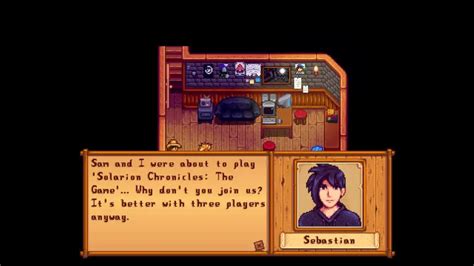 Stardew Valley Sebastian Gifts Guide: Loves, Likes, Hates, and Heart Events