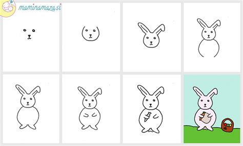 Easy Step By Step Bunny Drawing at Drawing Tutorials