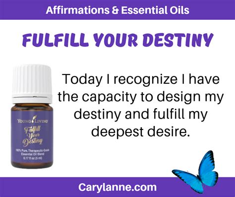 Fulfill Your Destiny – Carylanne