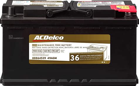 ACDelco AGM Automotive BCI Group 49 Battery 49AGM 12 Volts - Sansujyuku