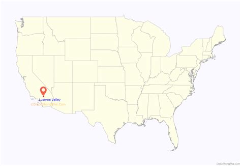 Map of Lucerne Valley CDP