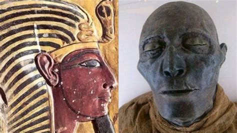 The 3298 years old mummified face of Pharaoh Seti I of Ancient Egypt ...