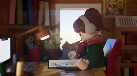 ArtStation - Lego Lo-Fi Girl