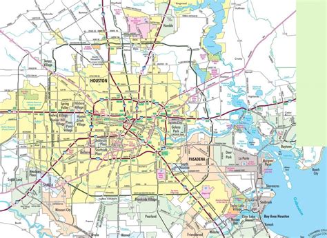 Houston Zip Codes Map Printable - Customize and Print