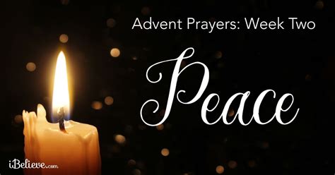 Advent Week Two Prayer for Peace