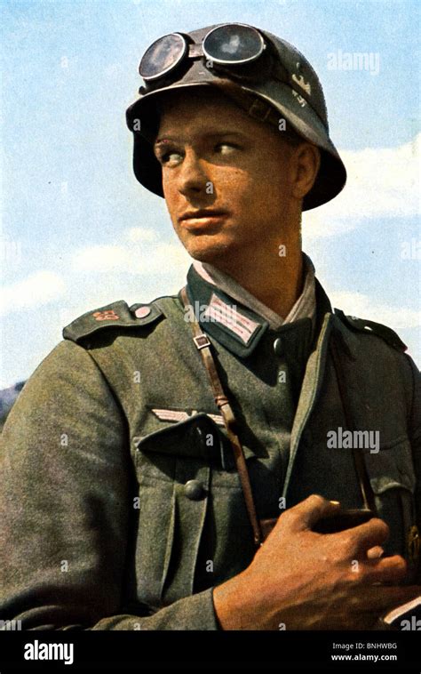 World War II Nazi Germany Soldier Man Portrait Wehrmacht between 1939 ...