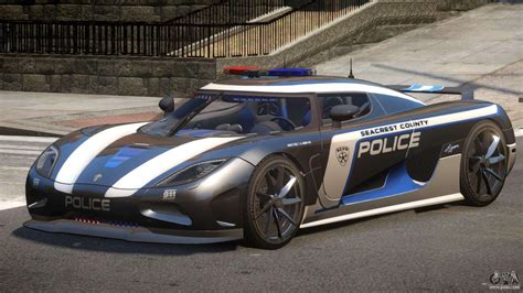 Koenigsegg Agera Police V1.1 for GTA 4