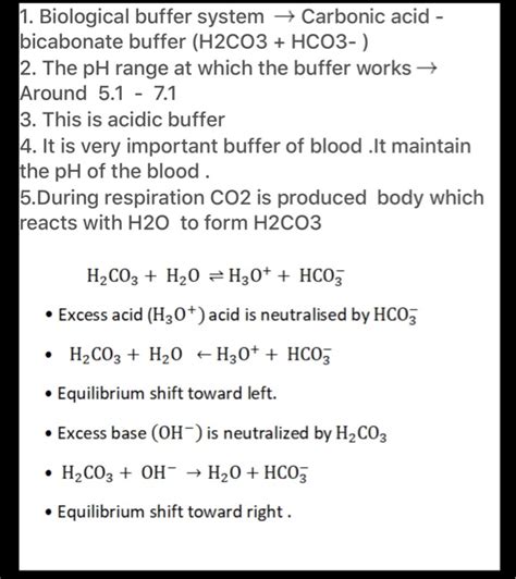 Solved find a buffer system this buffer system can be found | Chegg.com