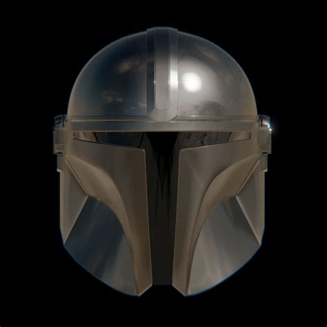 Mandalorian Beskar Helmet - High-poly 3D model | CGTrader