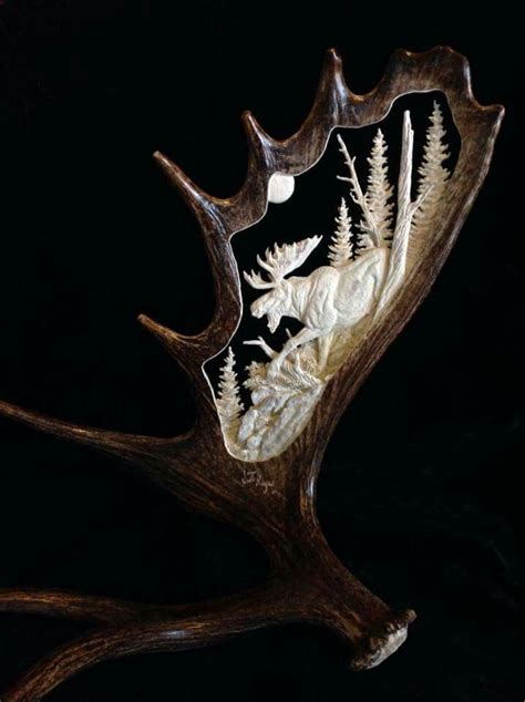 Резьба по рогу | Antler art, Wood carving art, Bone carving