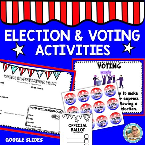 2020 Election Day Voting Activities - Teacher's Brain