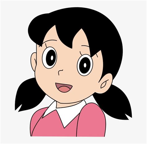 Shizuka Smiling So Cute - Shizuka Doraemon - 653x721 PNG Download - PNGkit