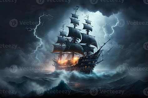 Sailing Ship Storm