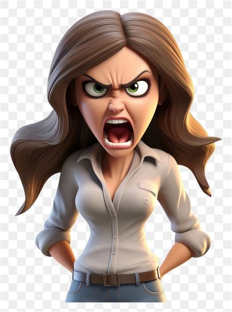 PNG Woman angry face cartoon adult representation | premium image by ...