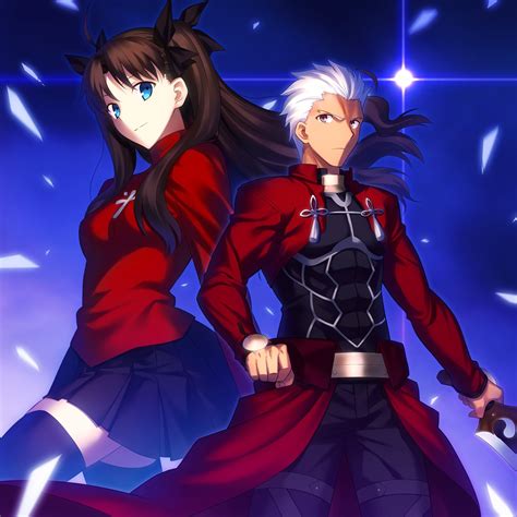 Wallpaper : illustration, anime, Fate Series, Tohsaka Rin, Archer Fate ...