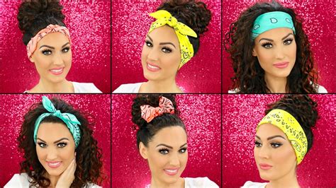 How to Wear Bandanas in Your Hair - YouTube