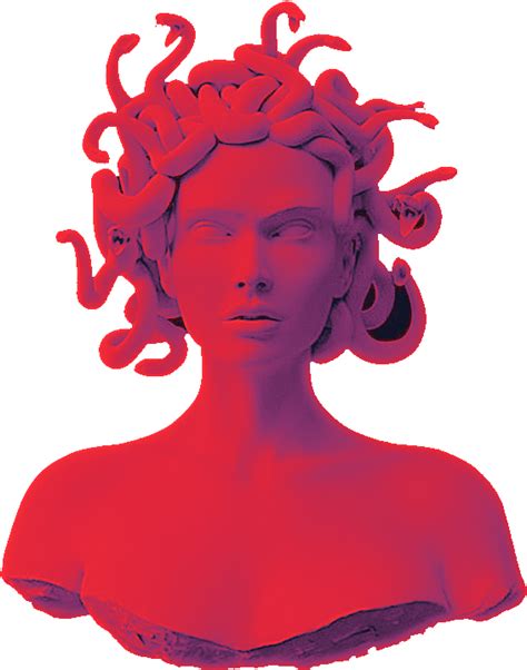 Download HD Flower Boy - Medusa Silhouette Transparent PNG Image ...