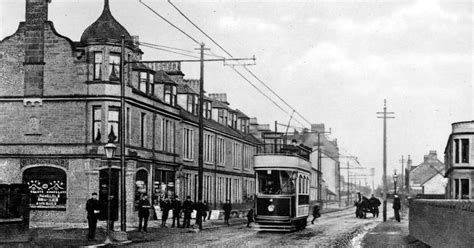 Tour Scotland Photographs: Old Photographs Main Street Larbert Scotland