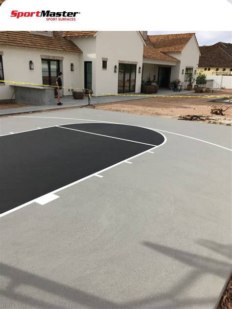 Basketball Court Paint | Arcadia Arizona | Basketball court backyard, Backyard court, Home ...