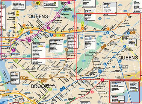 Nyc Subway Map Queens – Map Vector