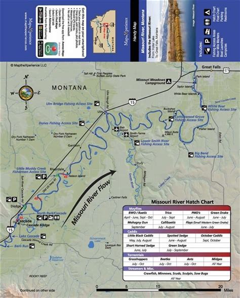 Missouri River (Montana) Fly Fishing & Fishing Digital GPS Map | Fishing maps, Missouri river ...