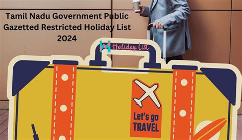 Tamil Nadu Public Holiday List 2024 PDF - Holiday List India