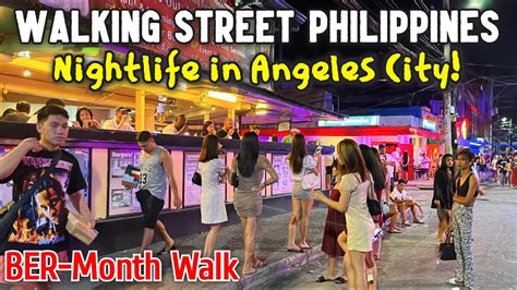 WALKING STREET PHILIPPINES NIGHTLIFE Update! | Night Scenes in Angeles ...