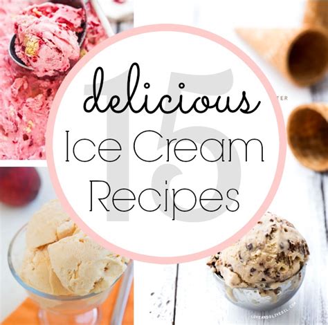 Ice Cream Recipes