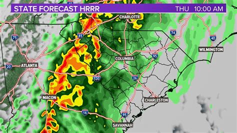 Rain, a few strong storms in SC's Thursday forecast | wltx.com