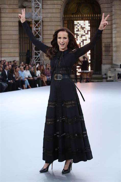 Andie MacDowell - Le Defile L'Oreal Paris Show in Paris 09/28/2019 ...