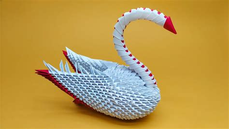 3d Origami Design Swan