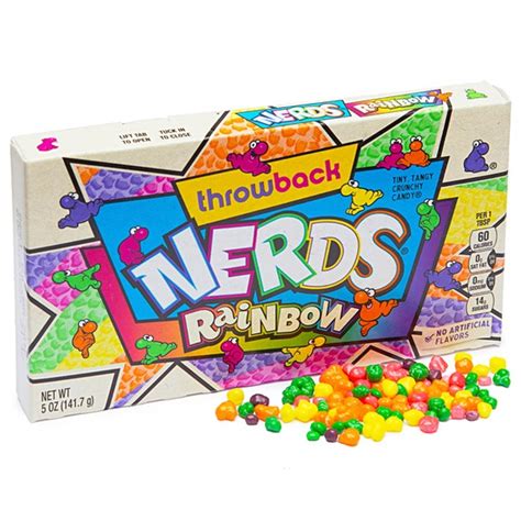 Wonka Nerds Rainbow Flavoured Candies Lollies 141.7g Theatre Boxes ...